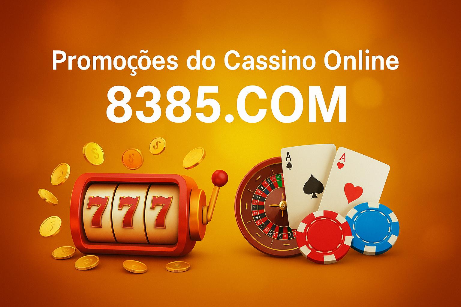 O bônus promocional 8385.COM é uma ótima maneira de começar sua aventura