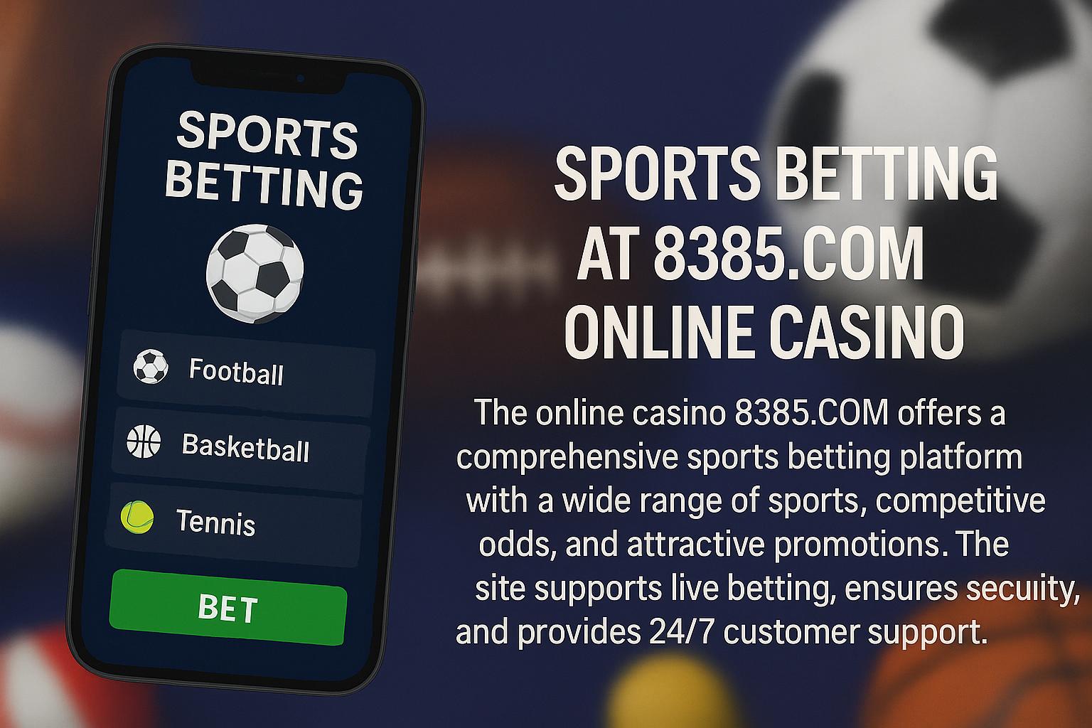 Aposte em apostas esportivas no cassino online 8385.COM