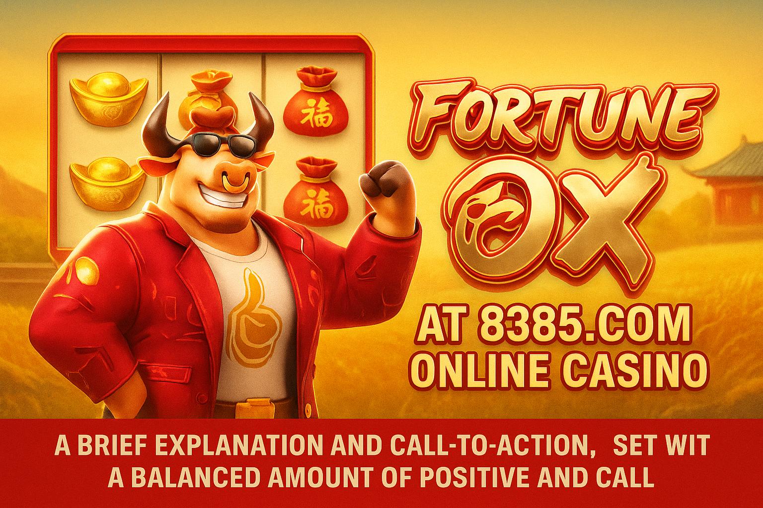 Fortune Ox no 8385.COM - Aposte Agora e Reivindique Seus Ganhos