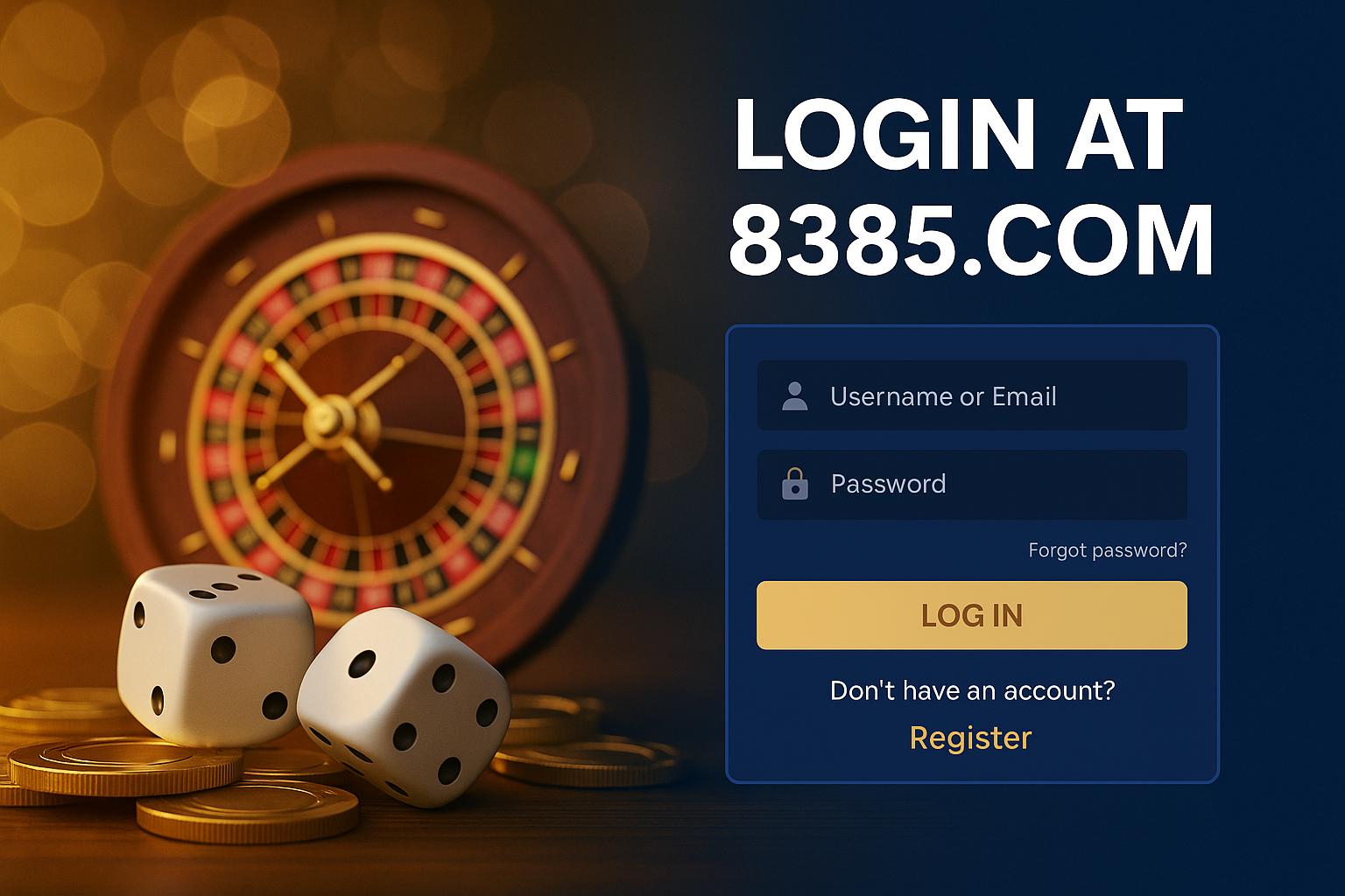 Não Perca tempo, o rRgistro na site 8385.COM  